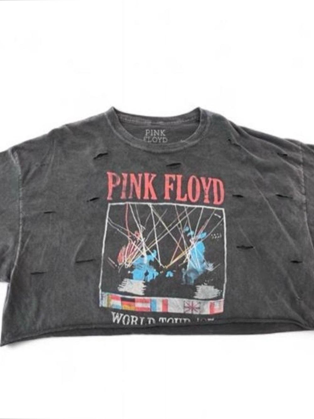 Pink Floyd URBAN OUTFITTERS cropped tee